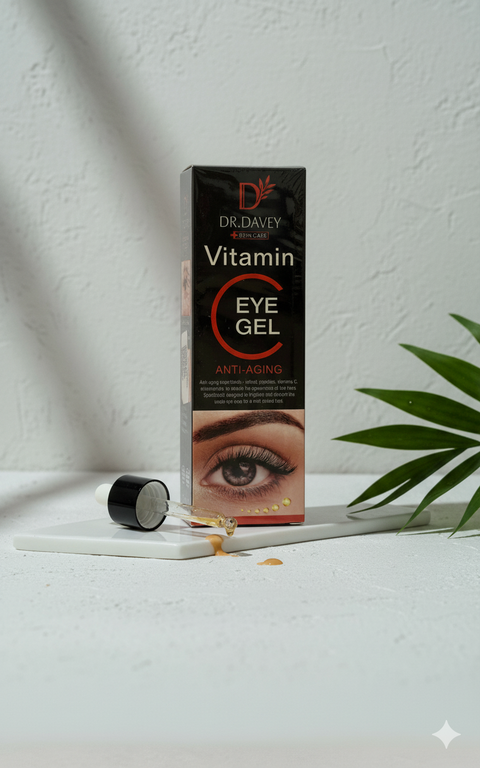 Dr. Davey Vitamin C Eye Gel – Gel Anti-Edad para el Contorno de Ojos