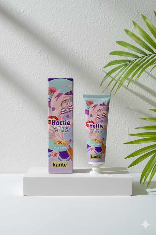 Karité Hottie Whitening Sun Cream SPF 30 PA+++ – Protector Solar Facial y Corporal