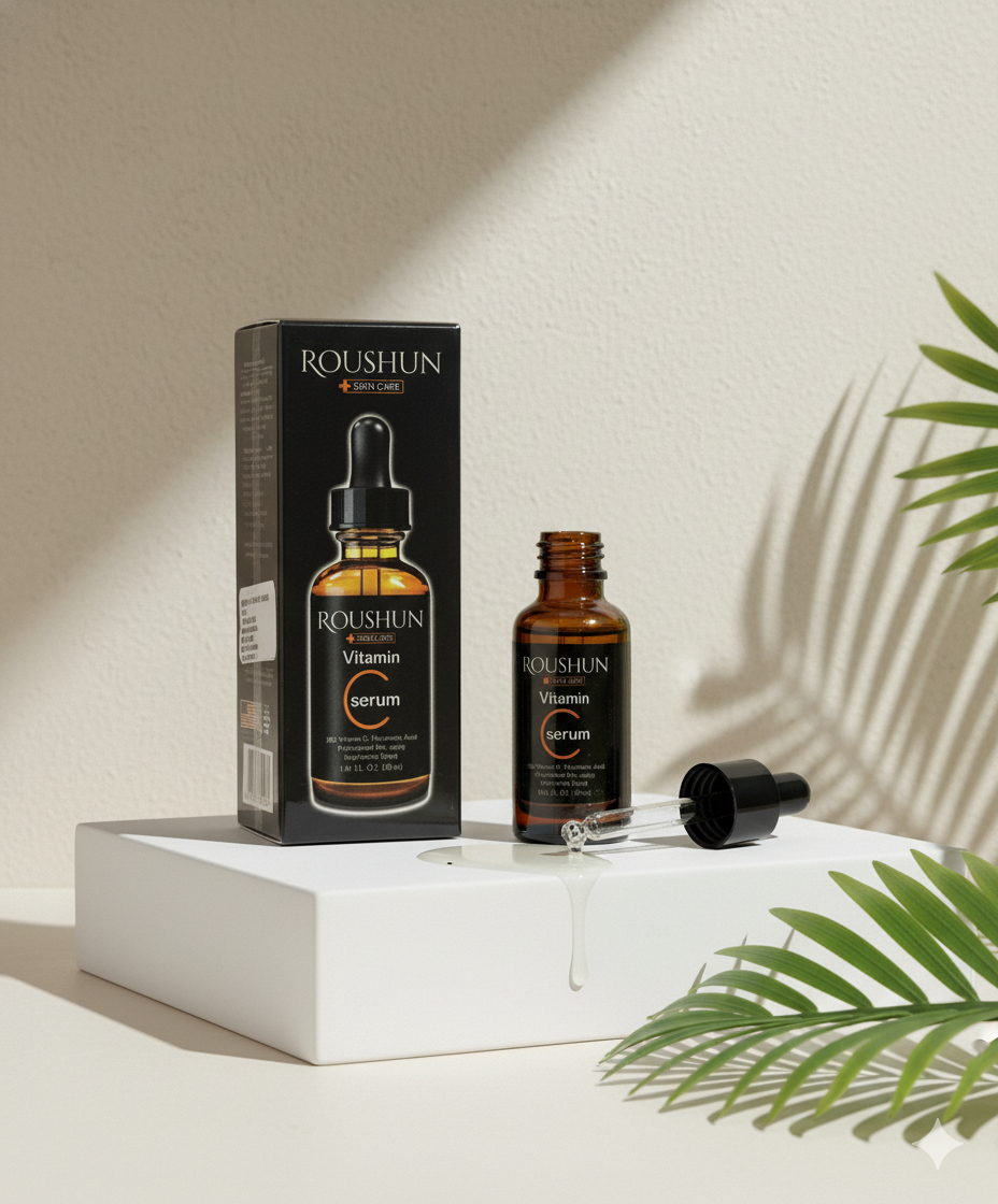 Roushun Vitamin C Serum – Suero Facial Antiedad e Iluminador