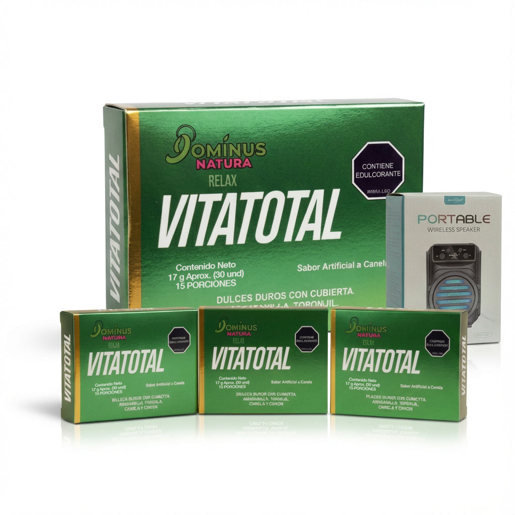 VITATOTAL RELAX 4 CAJAS  + OBSEQUIO