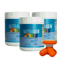 NUTRAGEN KIDS X3 + - FORTALECE SU INTELIGENCIA